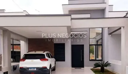Casa à Venda no Horto Villagio com 3 Quartos, Suíte, Área Gourmet, Esquadrias de Alumínio e Garagem