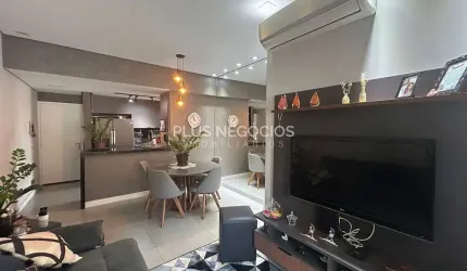 Apartamento no Vitrine Esplanada totalmente mobiliado. 2 dormitórios, sendo 1 suíte com closet. Est