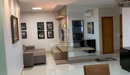 Apartamento para locação com 2 suítes + escritório em 114m², mobiliado, Edifício Cuiabá Central Par