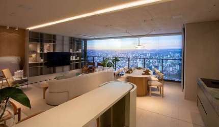 Apartamento à venda com 2ou 3 suítes sacada com churrasqueira em 127m², Edifício Aurum, Araés, Cuia