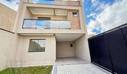 Sobrado com 3 dormitórios à venda, 126 m²  - Xaxim - Curitiba/PR