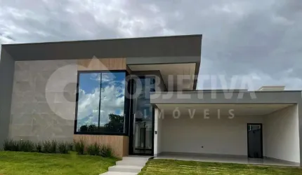 Encantadora casa térrea disponível para venda no conceituado Condomínio Arts em Uberlândia