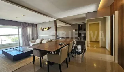 Belíssimo apartamento de alto padrão mobiliado disponível para aluguel em regiao privilegiada de Uberlandia