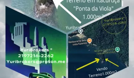 Vendo Terreno na Ilha de Itacuruça