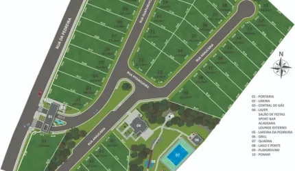 Excelente terreno no condomínio Sierra Vista com 566 m² - Atuba