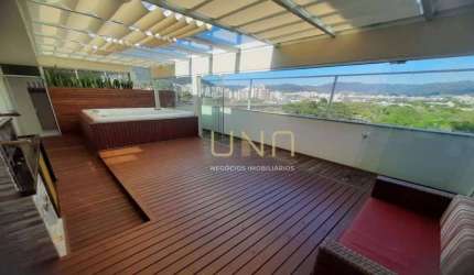 Cobertura com 2 dormitórios à venda, 108 m² por R$ 1.170.000,00 - Itacorubi - Florianópolis/SC