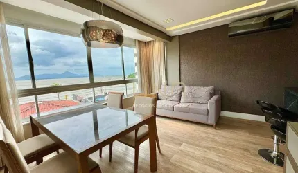 Apartamento com vista mar, de 2 quartos e 1 vaga de garagem no bairro de Coqueiros.