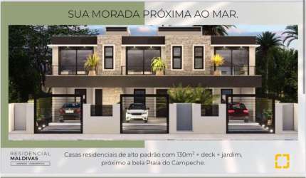 Casa no bairro Campeche em Florianópolis - 3 dormitórios - FINANCIÁVEL