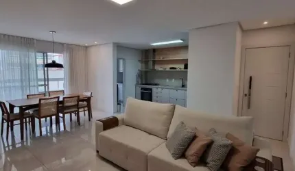 APTO DE 3 DORM. COM SUITE, IMPECAVELMENTE MOBILIADO EM SÃO JOSÉ