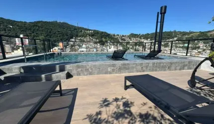 Apartamento 2 suites com vaga e HB no centro de Florianópolis
