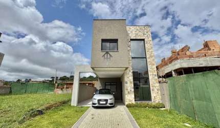 Casa em Condomínio para Venda em Curitiba, Santa Cândida, 3 dormitórios, 3 suítes, 4 banheiros, 2 vagas