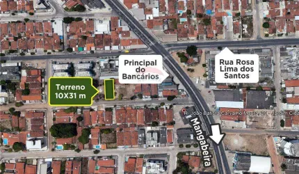 Terreno de 310m² a venda ao lado da principal dos Bancários
