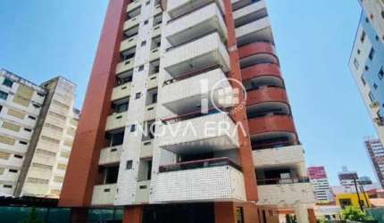 Apartamento no Edifício Berma IV 133,45 m² 3 Quartos 4 banheiros e 2 vagas. Meireles, Fortaleza- CE - AP0510