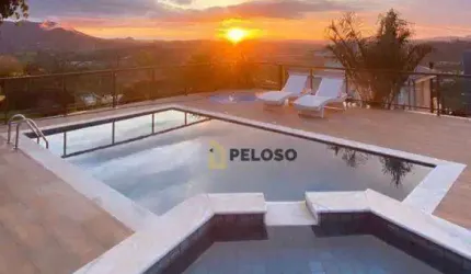 Sobrado à venda | 400m² | 5 suítes | 8 vagas | Porto Atibaia - Atibaia/S