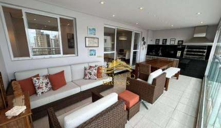 Guarujá Praia das Astúrias 3 Dormitórios 134m² 2 Vagas Varanda Gourmet Lazer de Clube