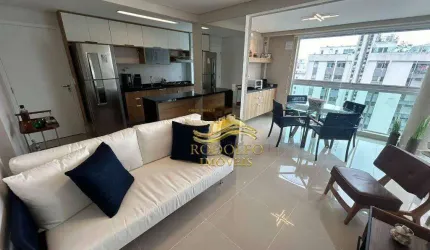 Guarujá Praia das Pitangueiras 2 Dormitórios 86m² 1 Vaga Piscina Ar-condicionado Varanda Gourmet