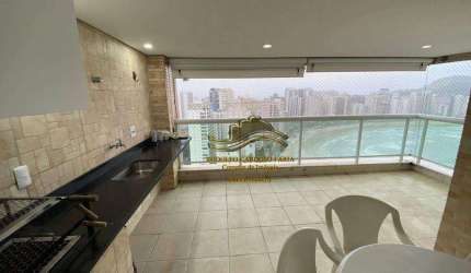 Guarujá Praia das Astúrias Linda Vista Mar 3 Dormitórios 117m² 2 Vagas Piscina Sauna Varanda Gourmet