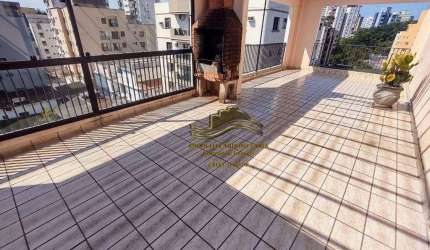 Guarujá Praia das Tombo Cobertura 2 Dormitórios + Reversível 150m² 1 Vaga