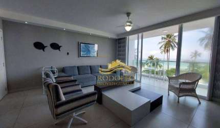 Guarujá Praia das Pitangueiras Frente Total com Vista 3 Dormitórios 55m² 2 Banheiros Sociais