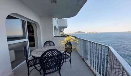 Guarujá Praia das Pitangueiras Frente ao Mar com Vista 3 Dormitórios 150m² 1 Vaga