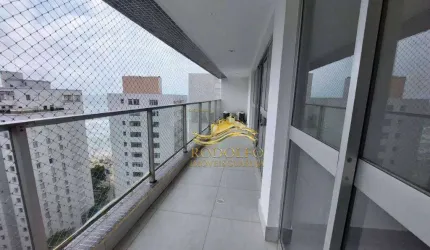 Guarujá Praia das Pitangueiras Cobertura Duplex 4 Dormitórios 200m² 2 Vagas Piscina com Vista Mar