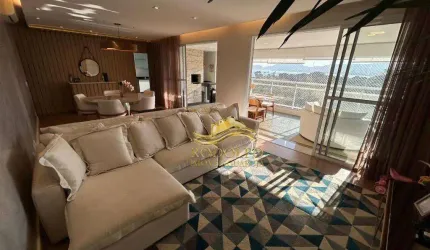 Guarujá Praia da Enseada 3 Suítes 158m² 2 Vagas Piscina Varanda Gourmet Ar-condicionado
