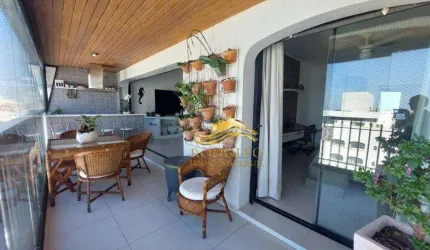 Guarujá Praia das Pitangueiras 4 Dormitórios 175m² 2 Vagas Piscina Sauna Academia Vista para o Mar