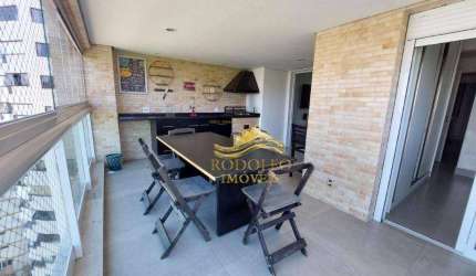 Guarujá Praia das Astúrias 3 Dormitórios 2 Vagas Ar-condicionado Piscina Sauna Varanda Gourmet