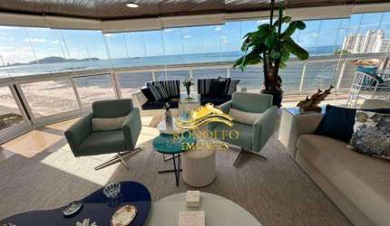 Guarujá Praia das Astúrias Cobertura Duplex Alto Padrão 6 Dormitórios 577,50m² 3 Vagas Lazer Privado e no Prédio