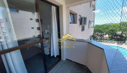Guarujá-SP Praia do Tombo 2 Dormitórios 70m² 1 vaga Ar-condicionado Piscina Sauna Churrasqueira