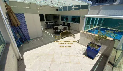 Guarujá Praia das Pitangueiras Cobertura Duplex 3 Dormitórios 200 Mts 3 Vagas