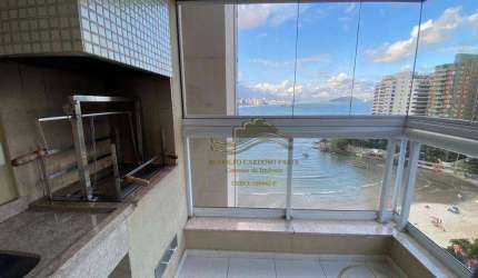 Guarujá Praia das Astúrias Frente ao Mar 3 Dormitórios 110m² 2 Vagas Piscina Churrasqueira
