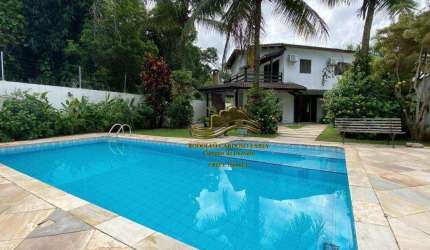 Guarujá Praia do Pernambuco Casa Alto Padrão 5 Dormitórios 220m² Piscina