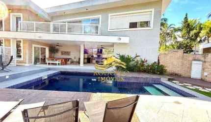 Guarujá Casa no Pernambuco I 4 Suítes 400m² Piscina Ar-condicionado Varanda Gourmet Jacuzzi Jardim Campo de Futebol