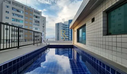 Cobertura com 3 quartos à venda na Carlos de Campos, --, Ponta da Praia, Santos por R$ 1.378.000