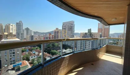 Apartamento com 3 quartos à venda na Rua Bahia, --, Gonzaga, Santos por R$ 1.600.000