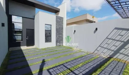 Casa com 3 dormitórios sendo 01 suíte  à venda, 75 m² por R$ 420.000 - Veredas - Cascavel/PR
