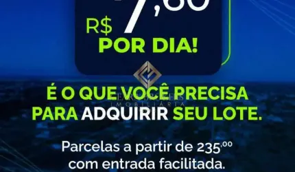 Lote a partir de R$ 7,60 por dia! Em umas das Praias mais Lindas do Ceará!