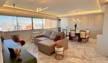 Apartamento com 3 dormitórios, 126 m² - venda por R$ 970.000 ou aluguel por R$ 5.900/mês - Vila Adyana - São José dos Campos/SP