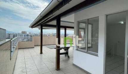 Unit Imobiliária vende linda cobertura 3 quartos no Vital Brazil  - Niterói