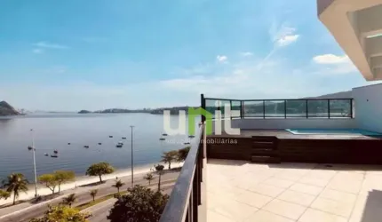 Cobertura com 4 dormitórios à venda, 240 m² por R$ 2.200.000,00 - Charitas - Niterói/RJ