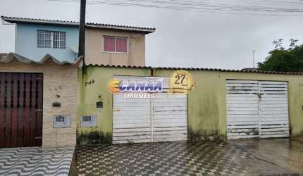 Sobrado com 3 dorms, Balneário Plataforma, Mongaguá - R$ 260 mil, Cod: 7275