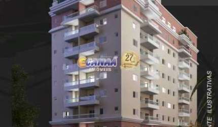 Apartamento com 2 quartos, Guilhermina, Praia Grande - R$ 391 mil, Cod: 10449