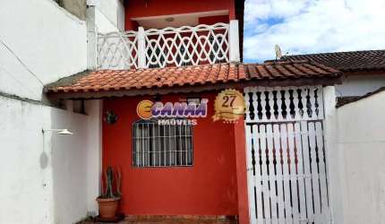Sobrado com 2 quartos, Balneário Flórida Mirim, Mongaguá - R$ 350 mil, Cod: 10659
