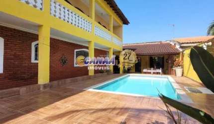 Sobrado com 3 quartos, Balneário Regina Maria, Mongaguá - R$ 445 mil, Cod: 10734