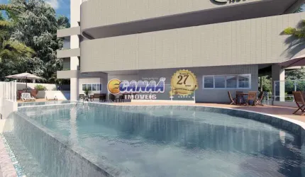 Apartamento com 2 dorms, Vila Anhanguera, Mongaguá - R$ 380 mil, Cod: 11675