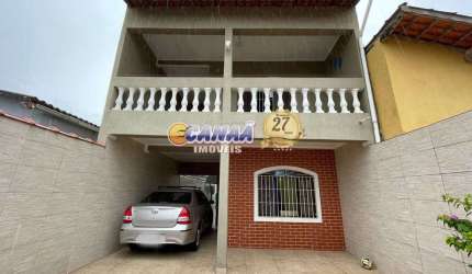 Sobrado com 3 quartos, Balneário América, Mongaguá - R$ 426 mil, Cod: 11727