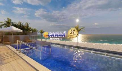 Apartamento com 2 dorms, Centro, Mongaguá - R$ 400 mil, Cod: 11926