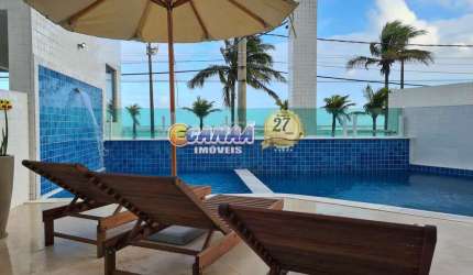 APARTAMENTO COM PRÉDIO FRENTE MAR EM MONGAGUÁ! Ref. 8143