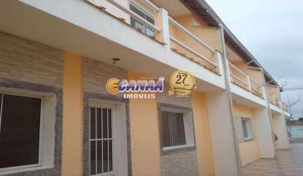 Sobrado de Condomínio com 2 quartos, Balneário Itaguai, Mongaguá - R$ 243 mil, Cod: 6408